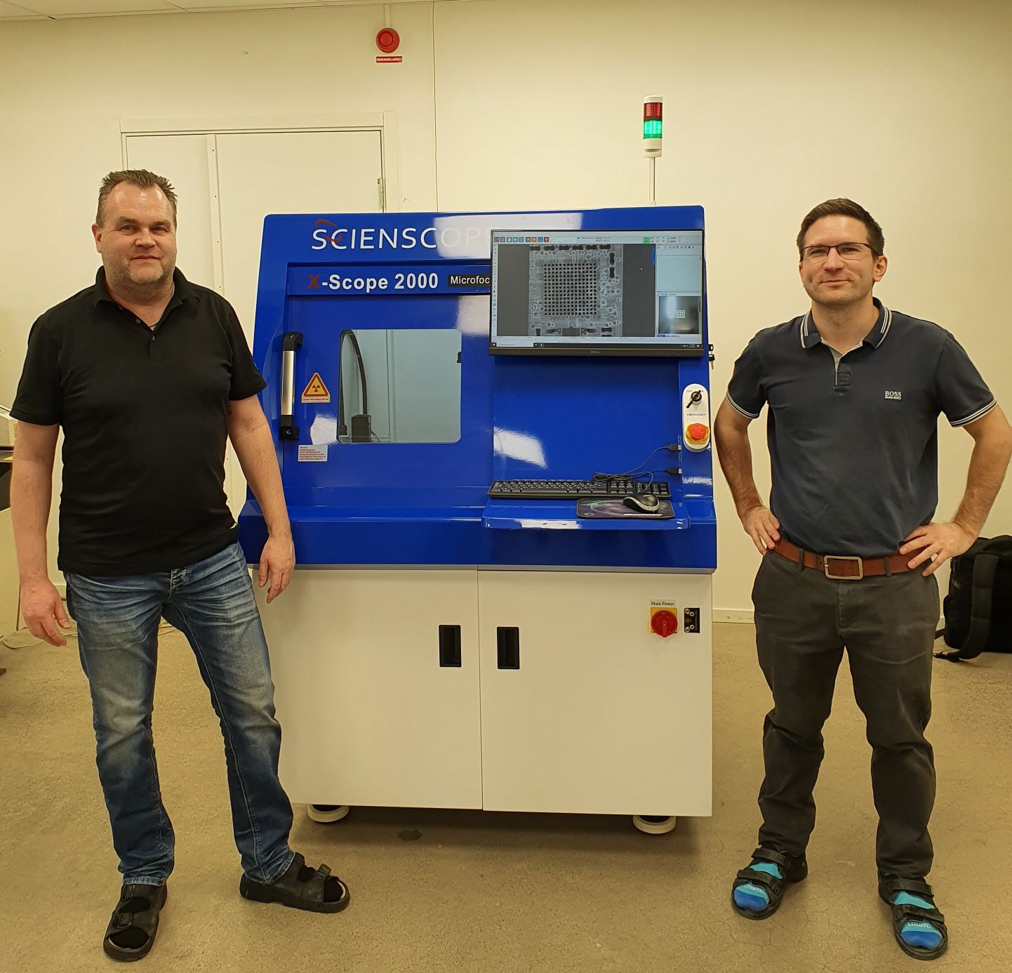 Första röntgen från Scienscope installerad