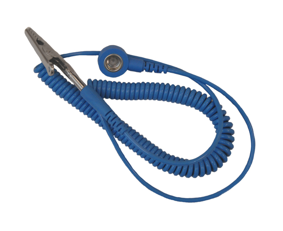 Spiralsladd 3 mm tyckknapp + 4 mm banankontakt