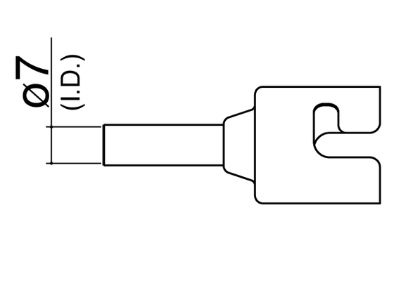 Munstycke N51-04 7 mm