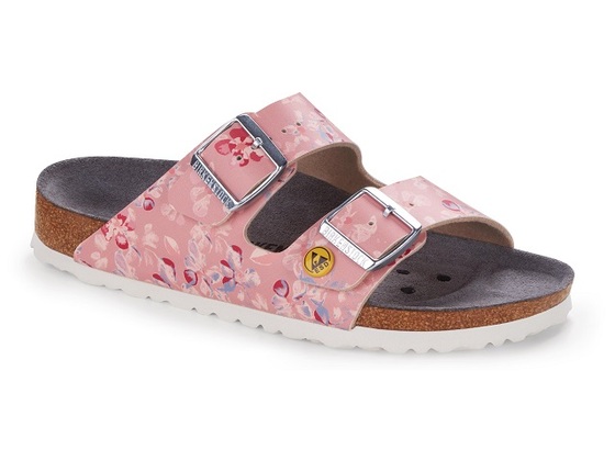 Sandal Birkenstock Arizona-Flower, rosa