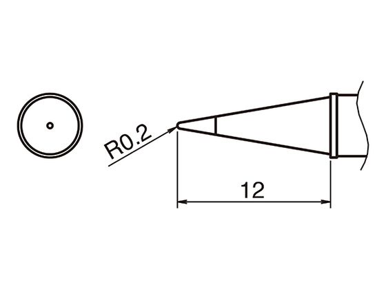 Lödspets T31-BL, 450°