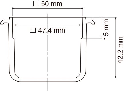 Lödgryta A1517 
50x50mm