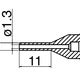 Avlödningsspets N61-13, 1,3mm for FR-410/301