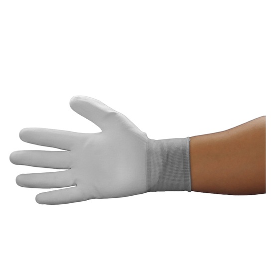 Konduktiv handske med polyuretangrepp på insidan, Storlek XS